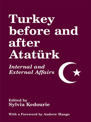 cover image of Turkey Before and After Ataturk